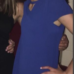 Sally Miller Couture swing dress with cutout